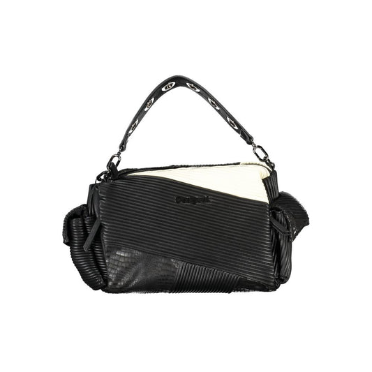 Desigual – Schwarze Handtasche aus Polyethylen