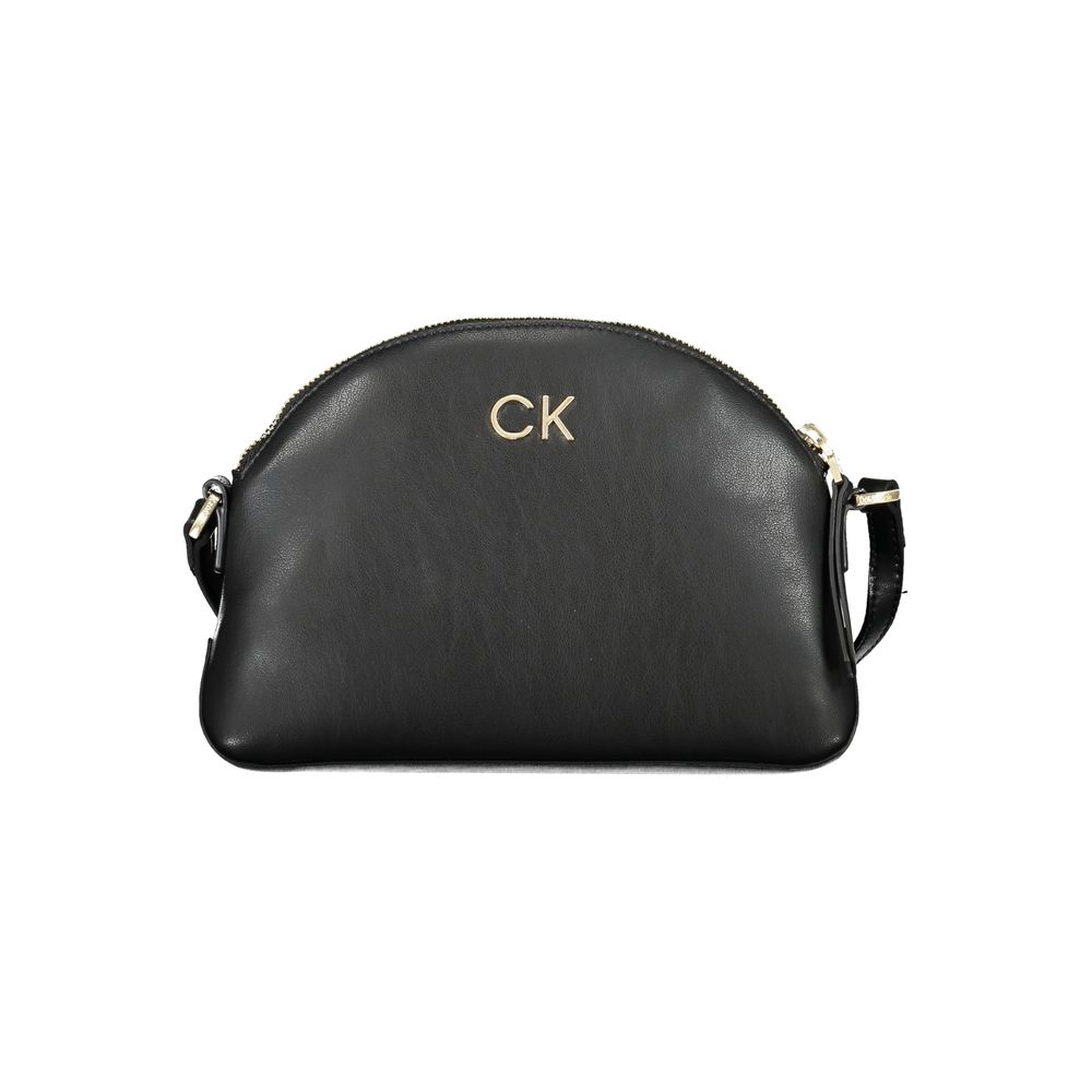 Calvin Klein – Schwarze Polyester-Handtasche