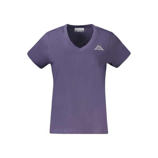 Kappa Blue Cotton Women T-Shirt