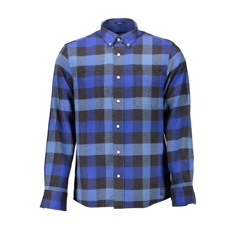 Gant Blue Cotton Men Shirt