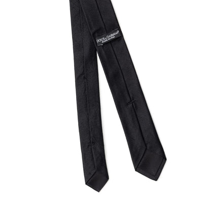 Dolce & Gabbana Black Silk Ties & Bowty