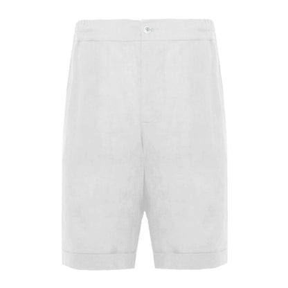 Alpha Studio White Linen Short