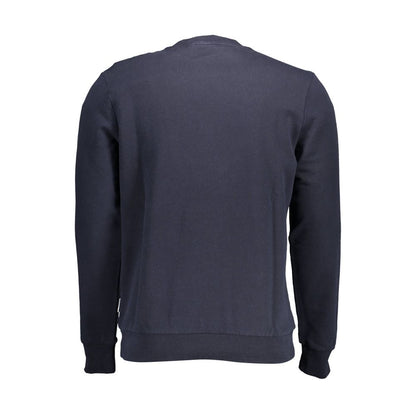 Napapijri Blue Cotton Men Sweater