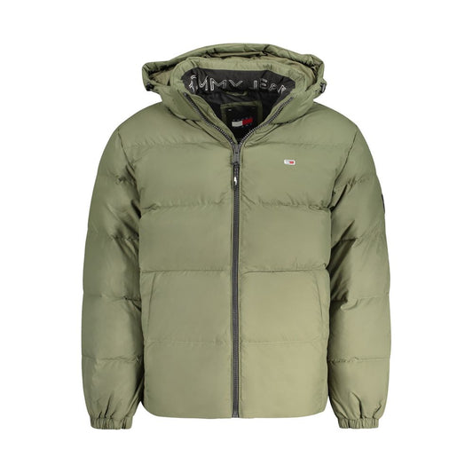 Tommy Hilfiger Green Polyester Men Jacket