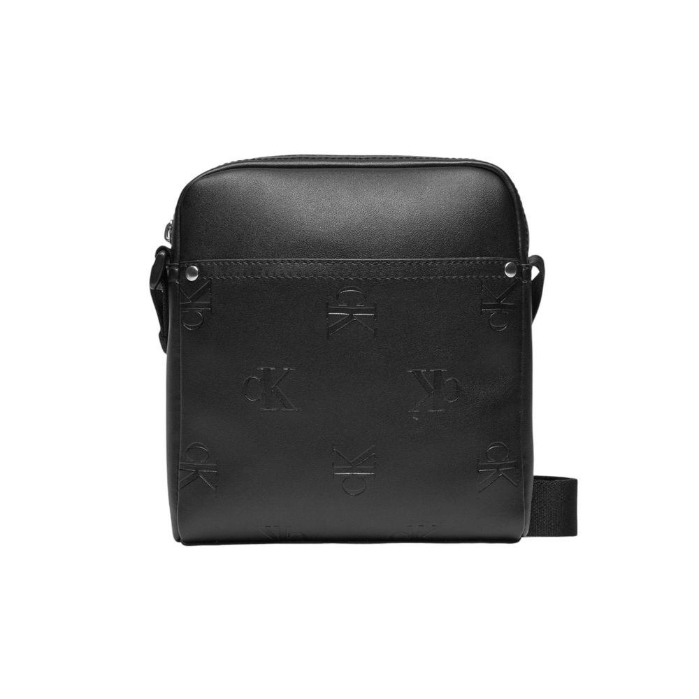 Calvin Klein Black Polyethylene Messenger Bag