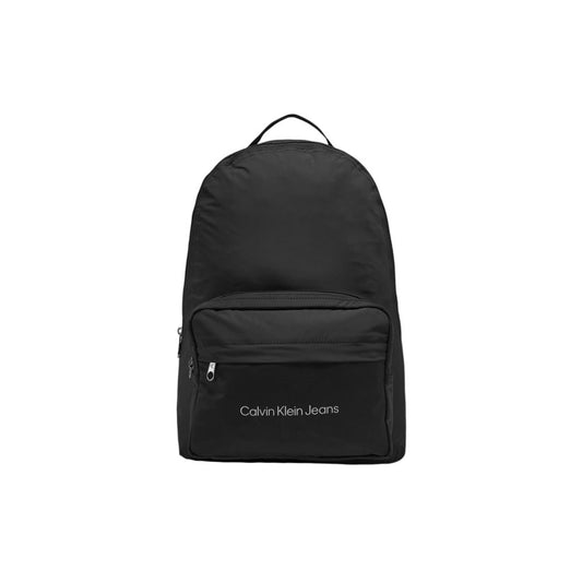 Calvin Klein Jeans Black Recycled Polyester Backpack