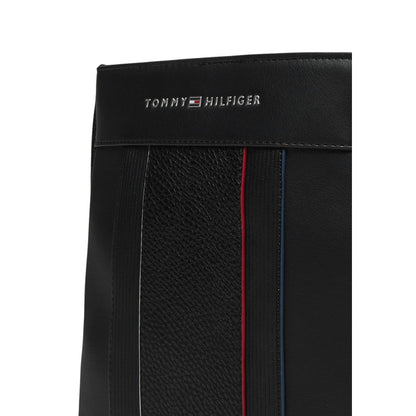 Tommy Hilfiger Black Polyethylene Messenger Bag