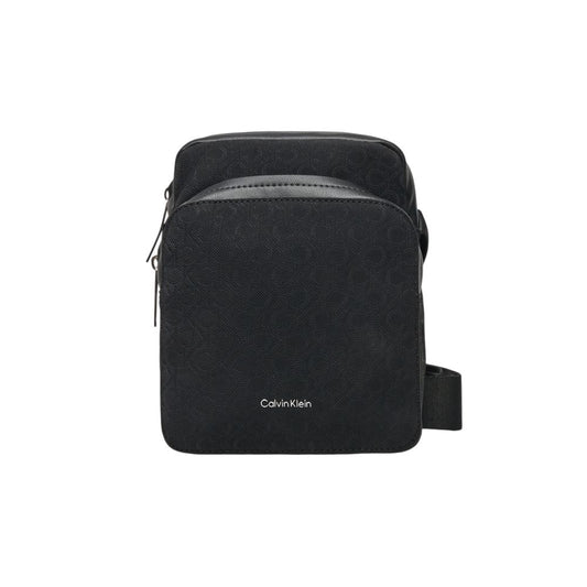 Calvin Klein Black Polyethylene Messenger Bag