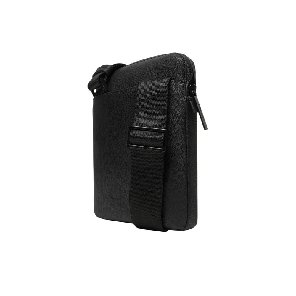 Calvin Klein Black Recycled Polyester Messenger Bag