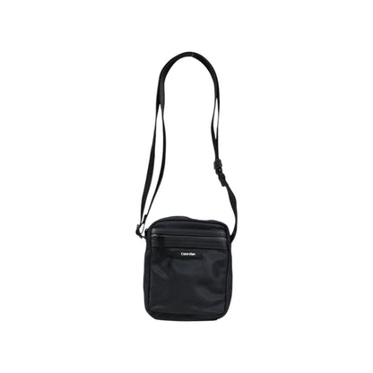 Calvin Klein Black Recycled Polyester Messenger Bag