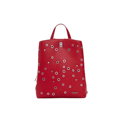 Desigual Red Polyethylene Backpack