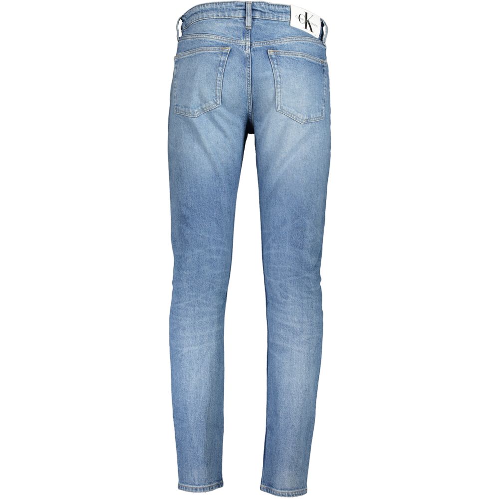 Calvin Klein Jeans und Hose aus Baumwolle, Hellblau