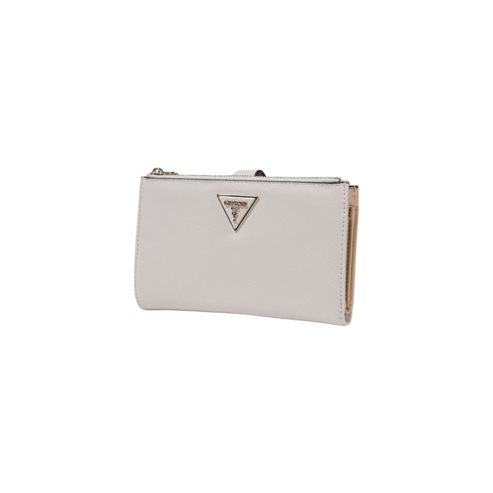 Guess Cream Polyethylene Wallet