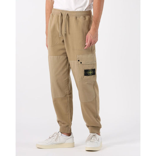 Stone Island Beige Cotton Jeans & Pant