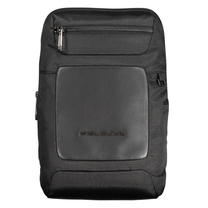 Piquadro Black RPET Men Shoulder Bag