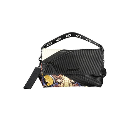 Desigual – Schwarze Handtasche aus Polyethylen