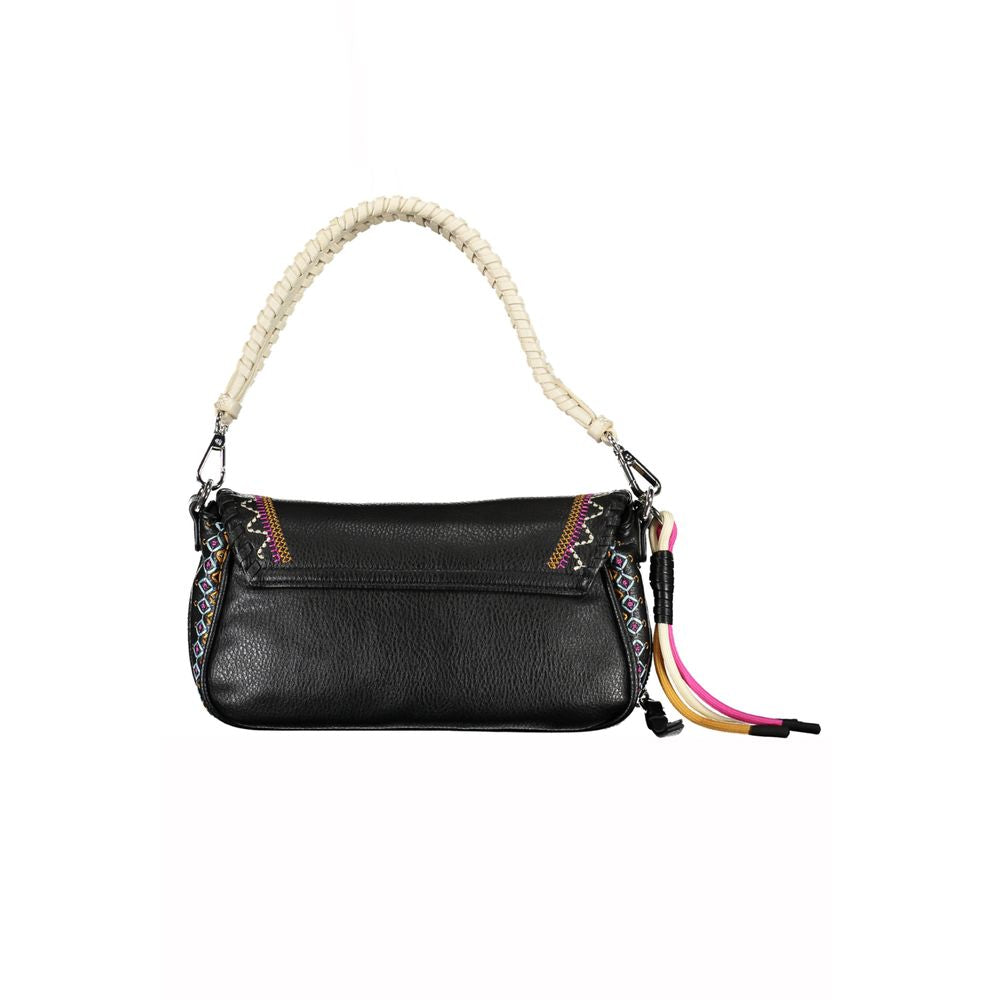 Desigual – Schwarze Handtasche aus Polyethylen