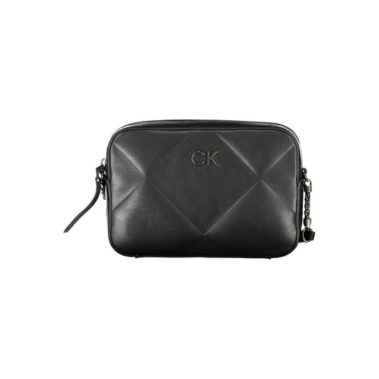 Calvin Klein – Schwarze Polyester-Handtasche