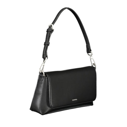 Calvin Klein – Schwarze Polyester-Handtasche