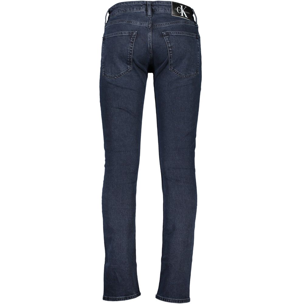 Calvin Klein – Elegance – Blaue Jeans mit charakteristischem Kontrastdetail