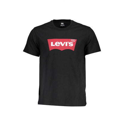 Levi's – Schwarzes Baumwoll-T-Shirt für Herren