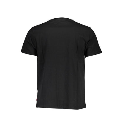 Levi's – Schwarzes Baumwoll-T-Shirt für Herren