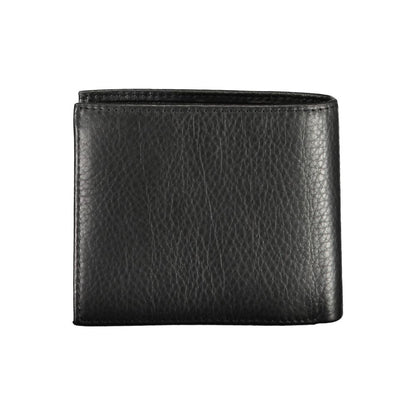 Tommy Hilfiger Black Leather Men Wallet