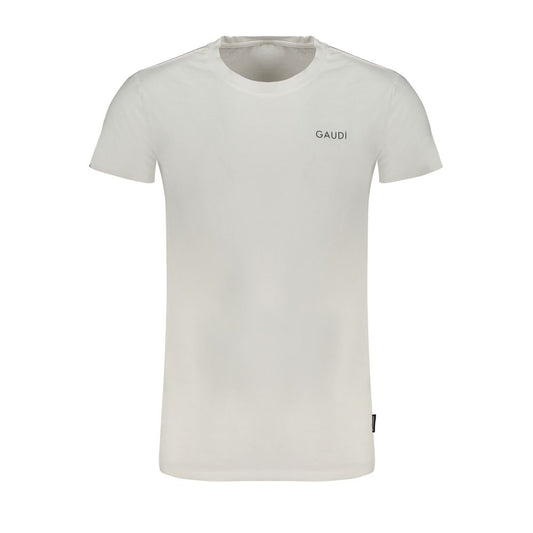 Gaudi White Cotton T-Shirt