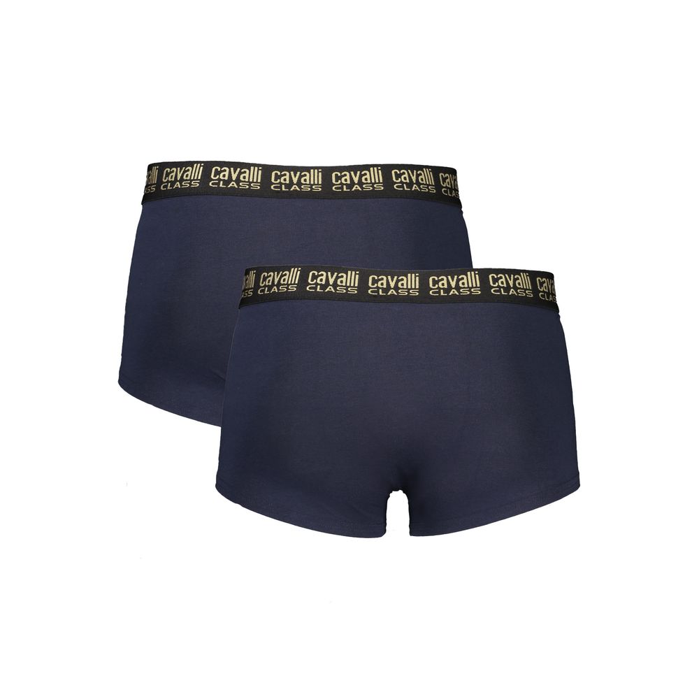 Cavalli Class Blue Cotton Men Boxer