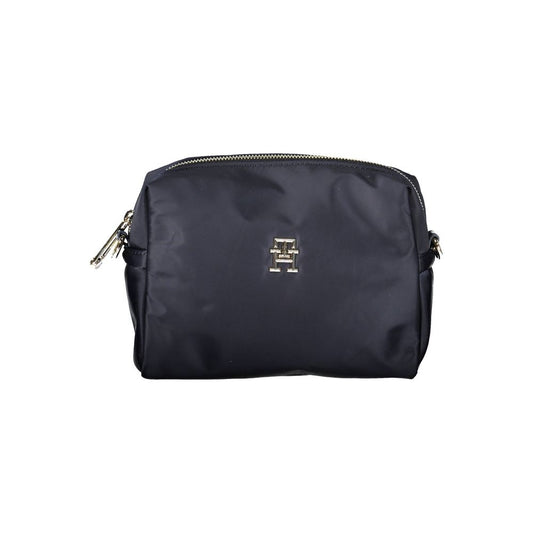 Tommy Hilfiger – Blaue Handtasche aus Polyester für Damen