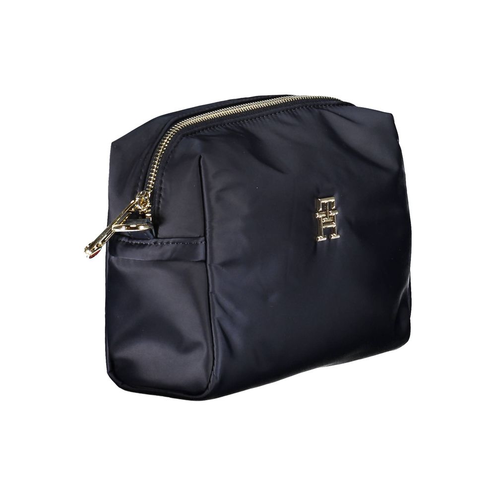 Tommy Hilfiger – Blaue Handtasche aus Polyester für Damen