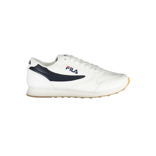 Fila – Schicke weiße Sneakers mit kontrastierenden Akzenten