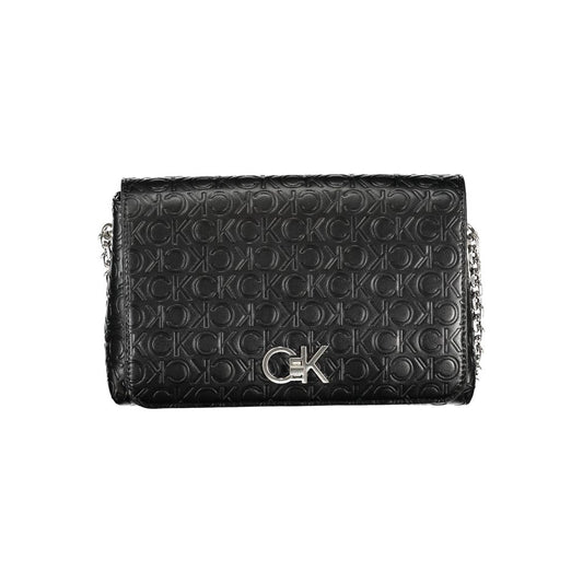 Calvin Klein – Schwarze Polyester-Handtasche