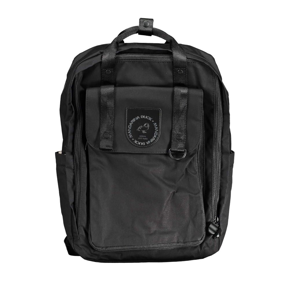 Schwarzer Baumwollrucksack von Mandarina Duck