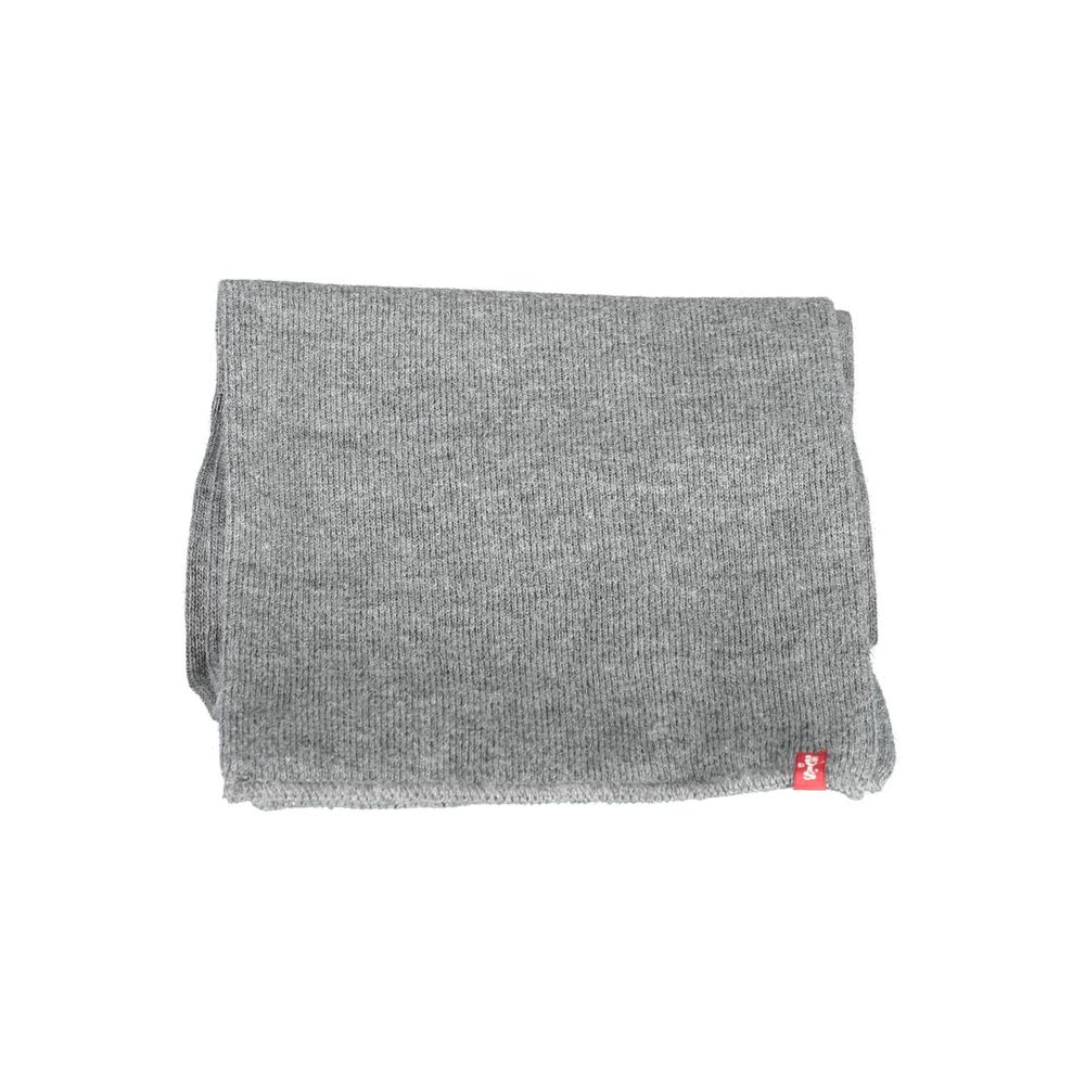 Levi's Gray Acrylic Men Scarf