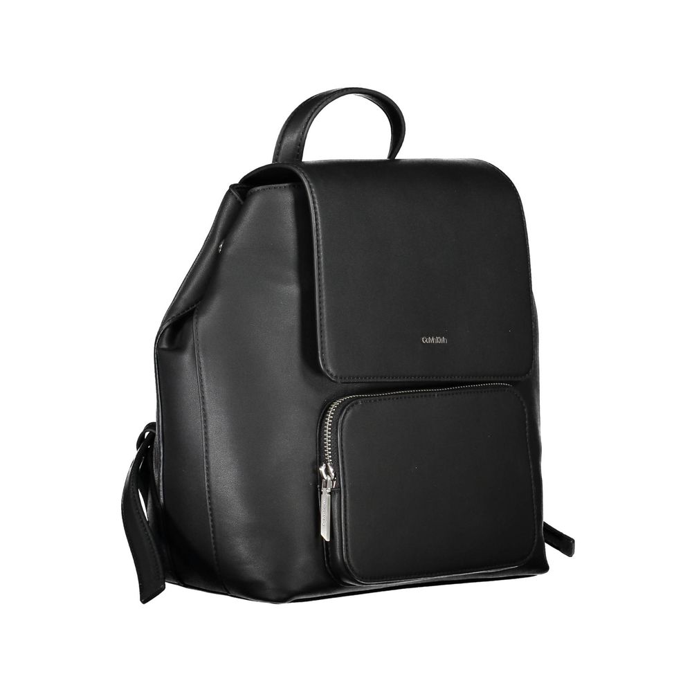 Calvin Klein Black Polyester Women Backpack