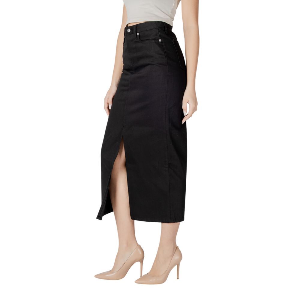 Calvin Klein Jeans Black Cotton Skirt