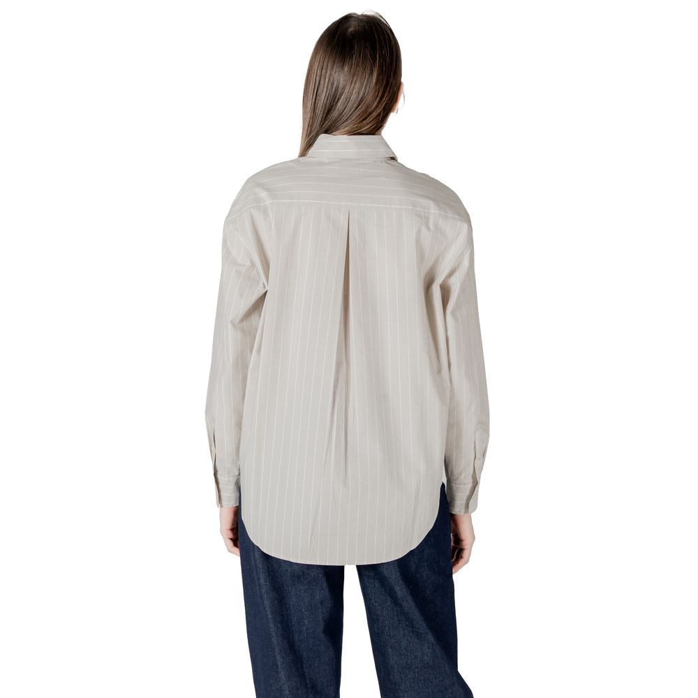 Calvin Klein Jeans Beige Cotton Shirt