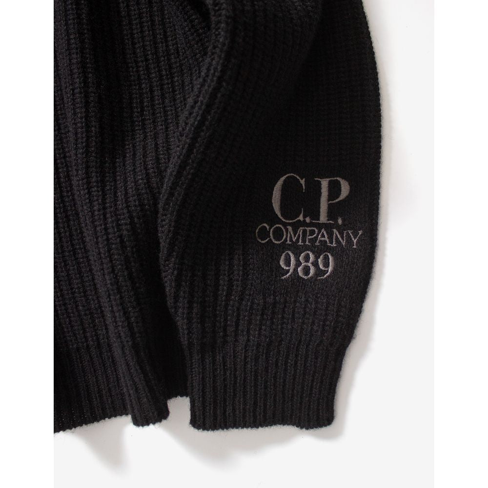 C.P. Company Black Wool Men Sweater