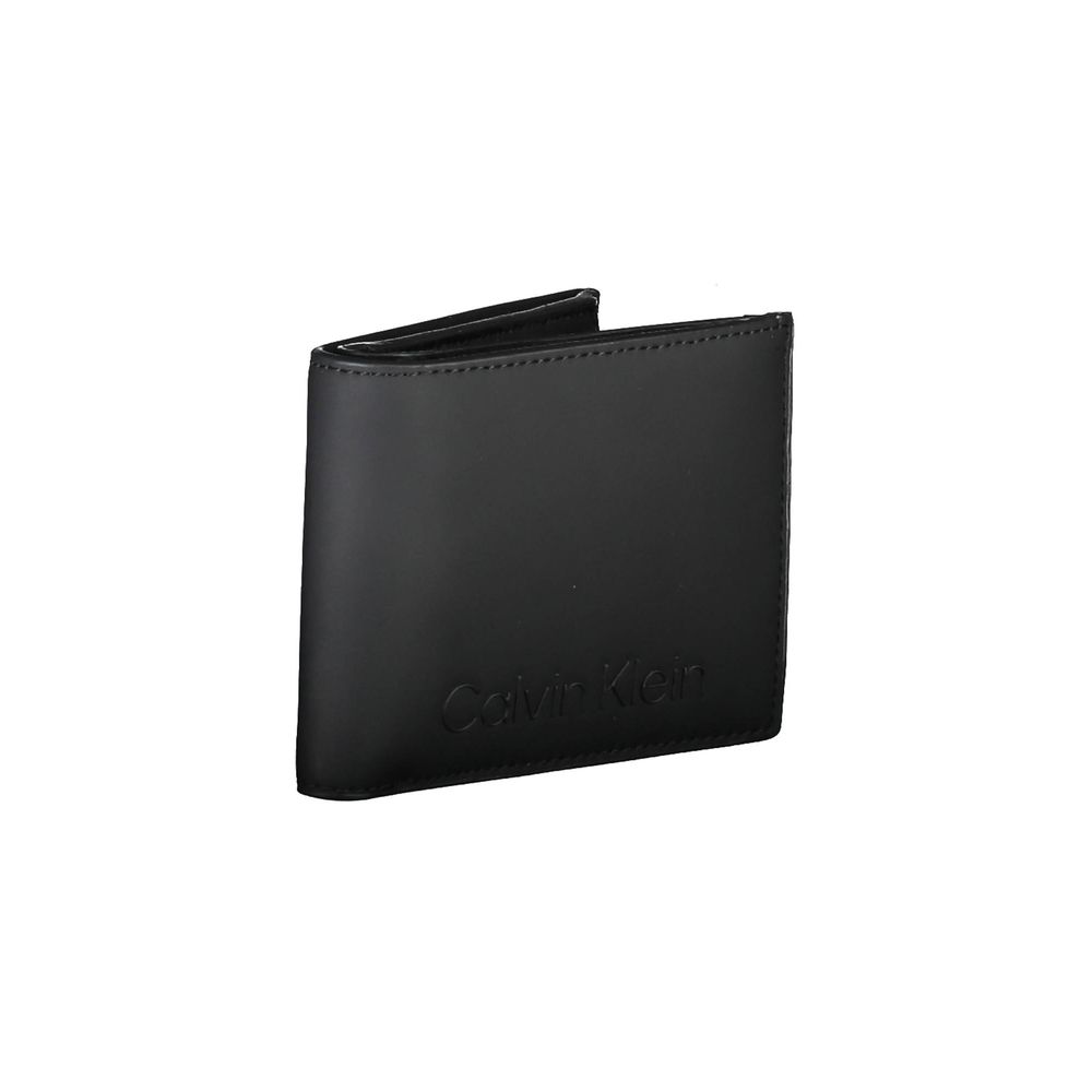 Calvin Klein Black Polyester Men Wallet