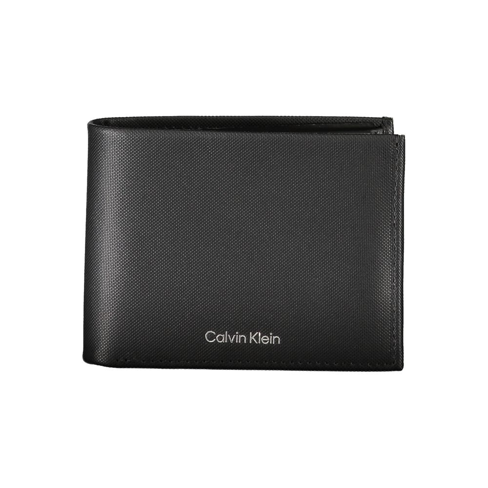 Calvin Klein – Elegante schwarze Lederbrieftasche mit RFID-Blockierung