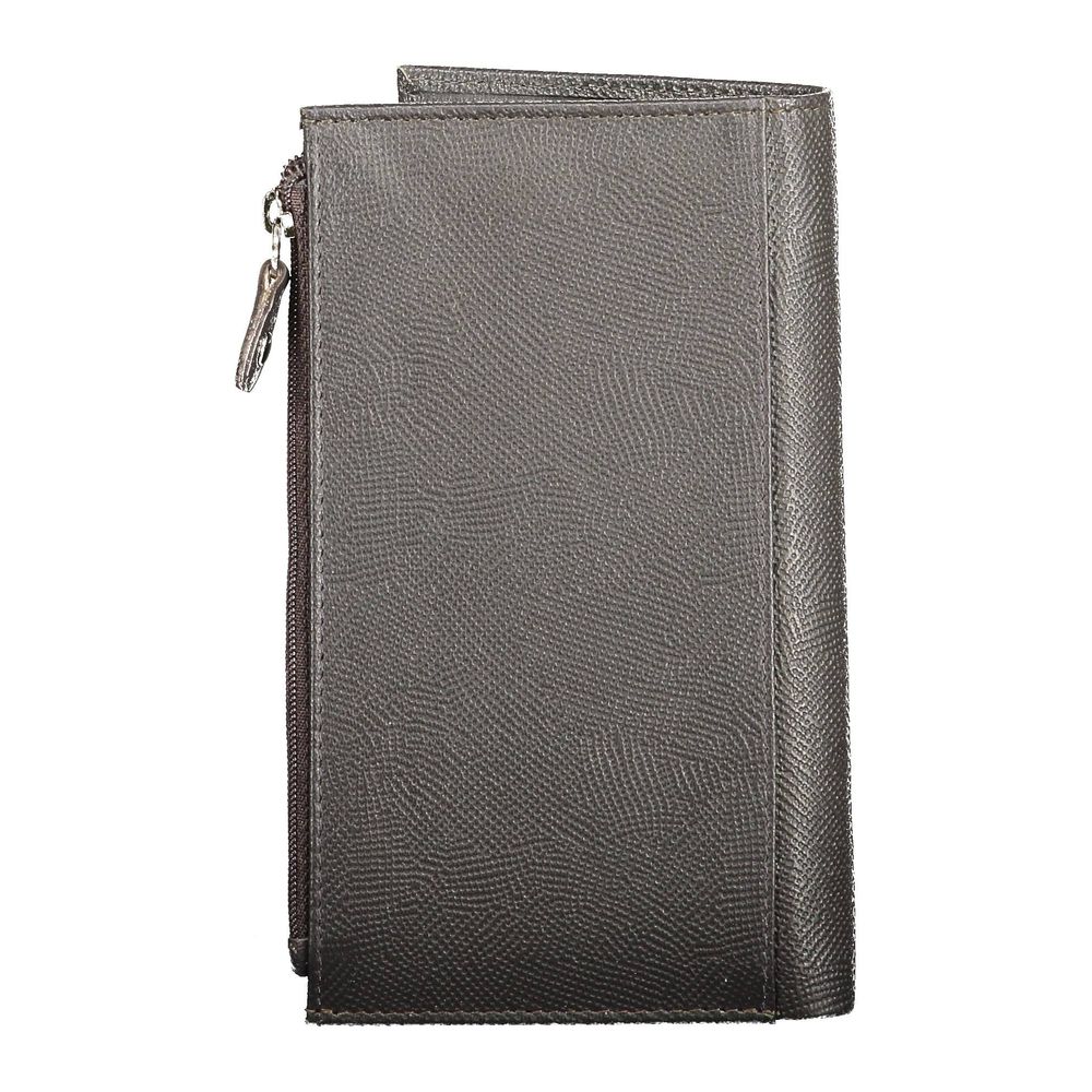 Sergio Tacchini Brown Leather Men Wallet