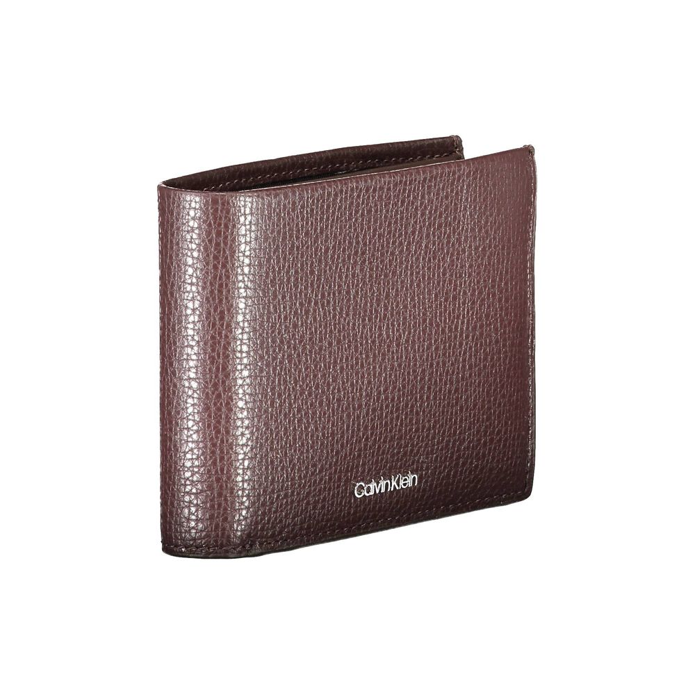 Calvin Klein Brown Leather Men Wallet