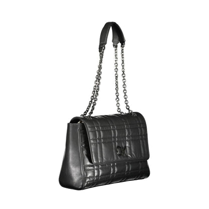 Calvin Klein – Schwarze Handtasche aus Polyester für Damen