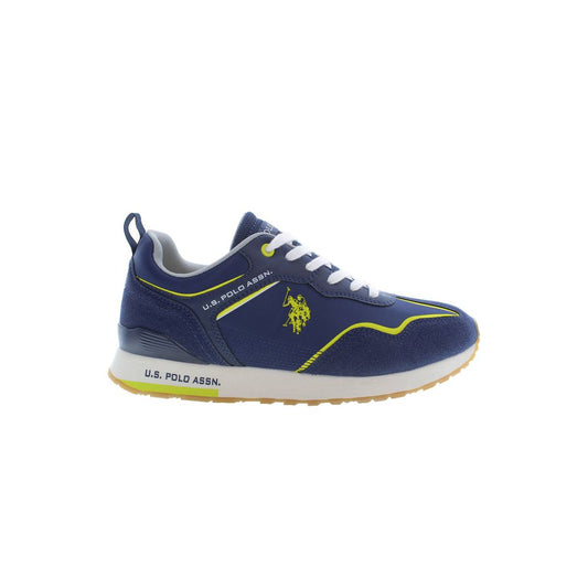 US POLO ASSN. Blauer Polyester-Sneaker für Herren