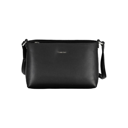 Calvin Klein – Schwarze Polyester-Handtasche