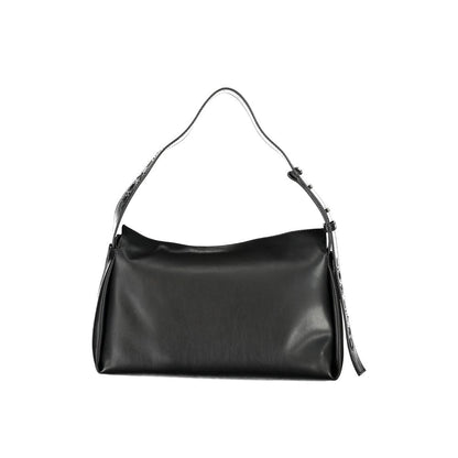 Calvin Klein – Schwarze Polyester-Handtasche