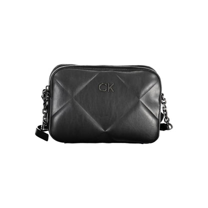 Calvin Klein – Schwarze Polyester-Handtasche