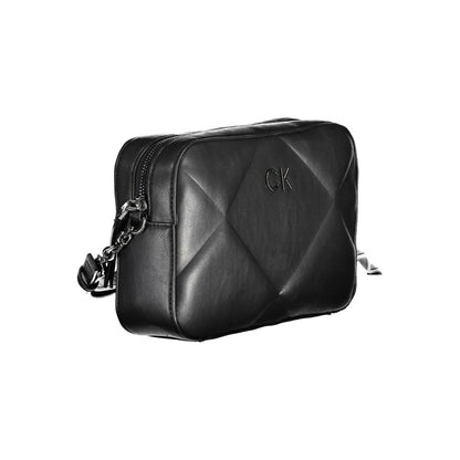 Calvin Klein – Schwarze Polyester-Handtasche