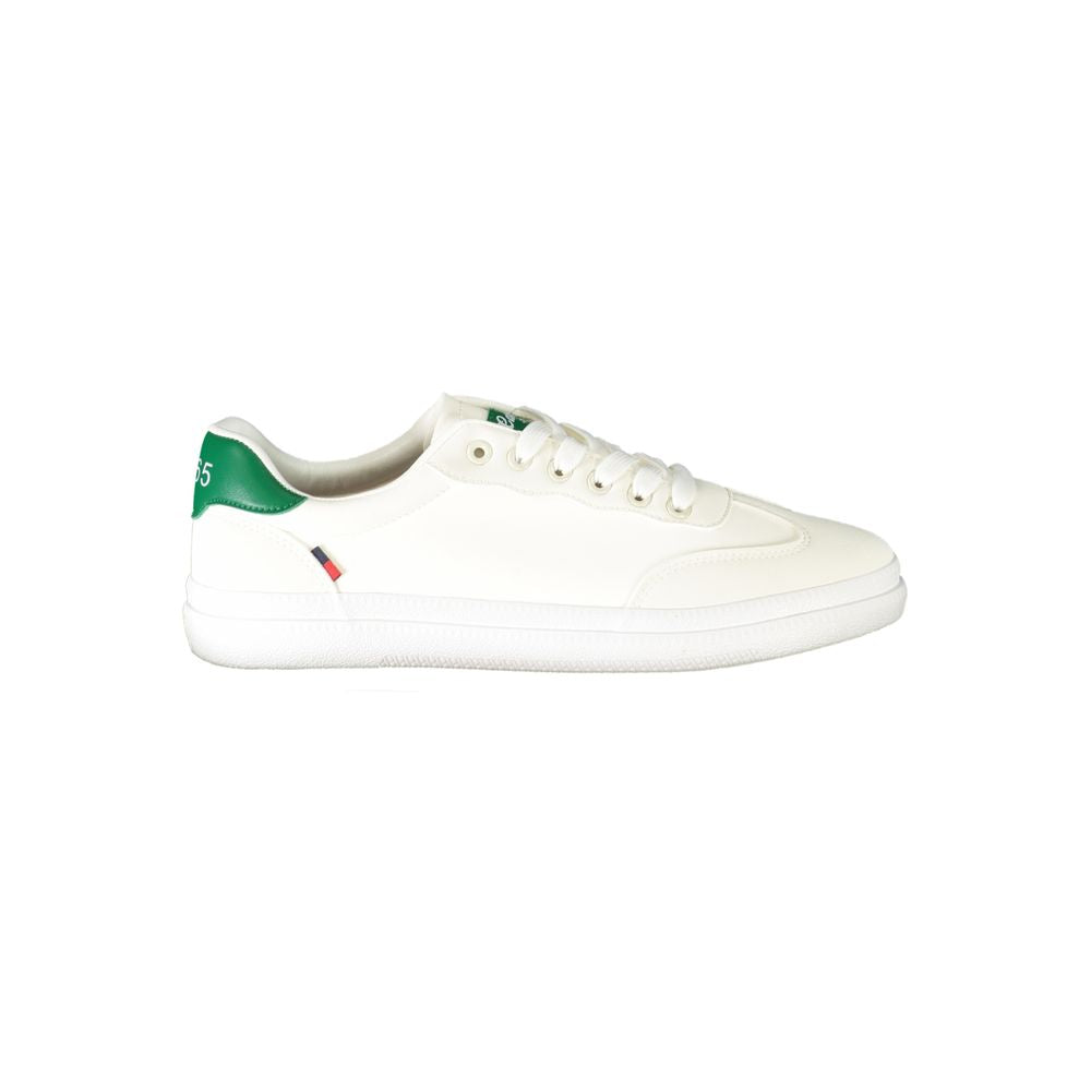 Carrera White Polyester Sneaker